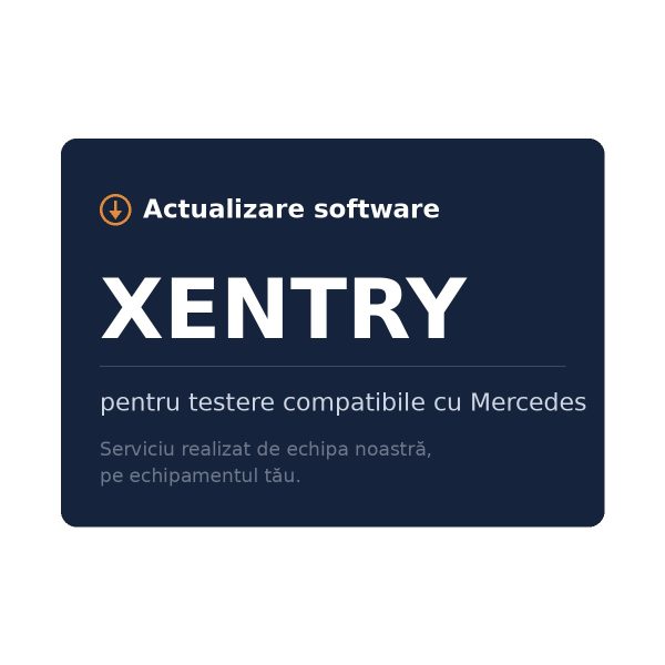 Actualizare soft XENTRY pentru interfețe compatibile cu Mercedes