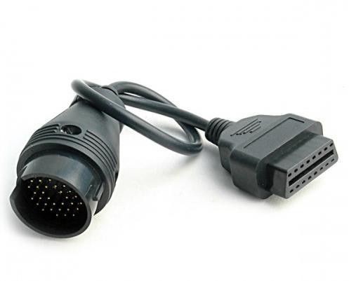 Adaptor de la soclul rotund 38 pini la OBD2, compatibil cu Mercedes — imaginea 2