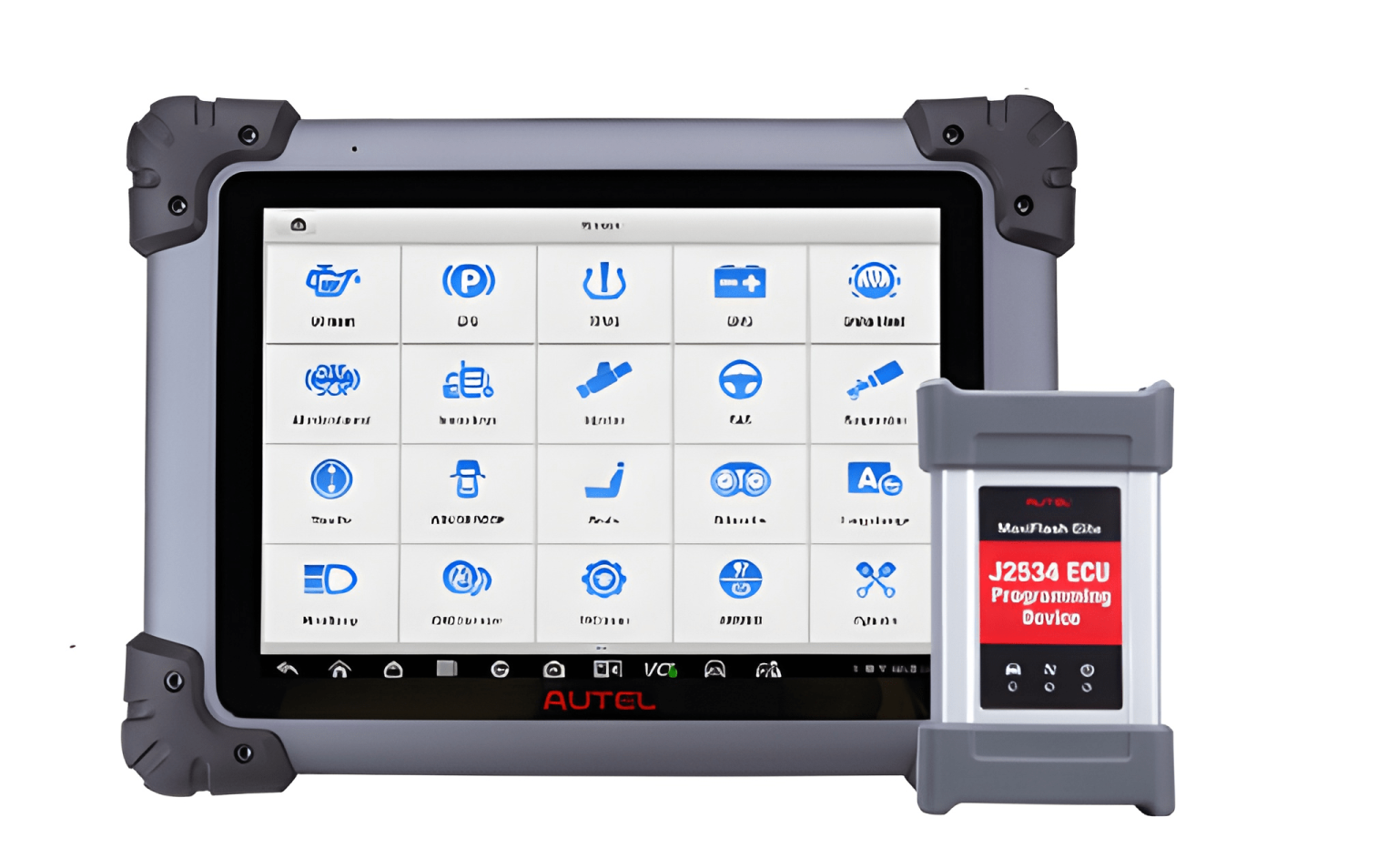 Tester multimarcă Autel MaxiSys MS908S Pro II, cu programare J2534 4 Valiza cu cablurile și accesoriile testerului Autel MaxiSys MS908S Pro II