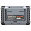 Spatele tabletei Autel MaxiCOM MK808S, cu suportul rabatabil si eticheta modelului