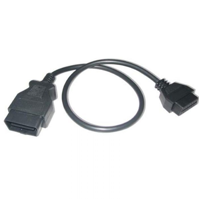 Adaptor OBD2 de schimbare a genului, cu soclu la un capăt și fișă la celălalt