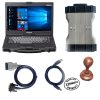 Multiplexor STAR C6 alături de un laptop rugged și cablurile de conectare