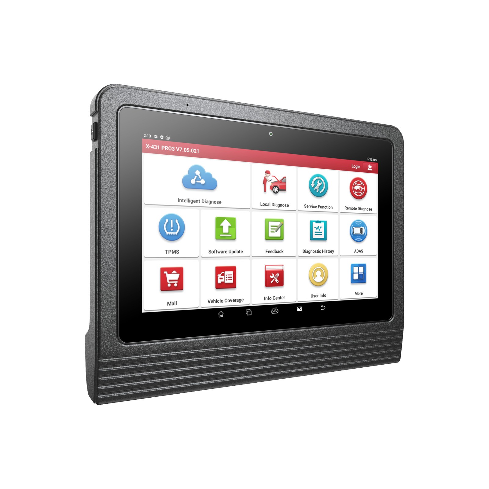 Tester camioane Launch X431 Heavy Duty, cu modulul SmartLink C 2.0 4 Tableta Launch X431 PRO3S+ V5.0 cu meniul de diagnoză pentru vehicule comerciale deschis