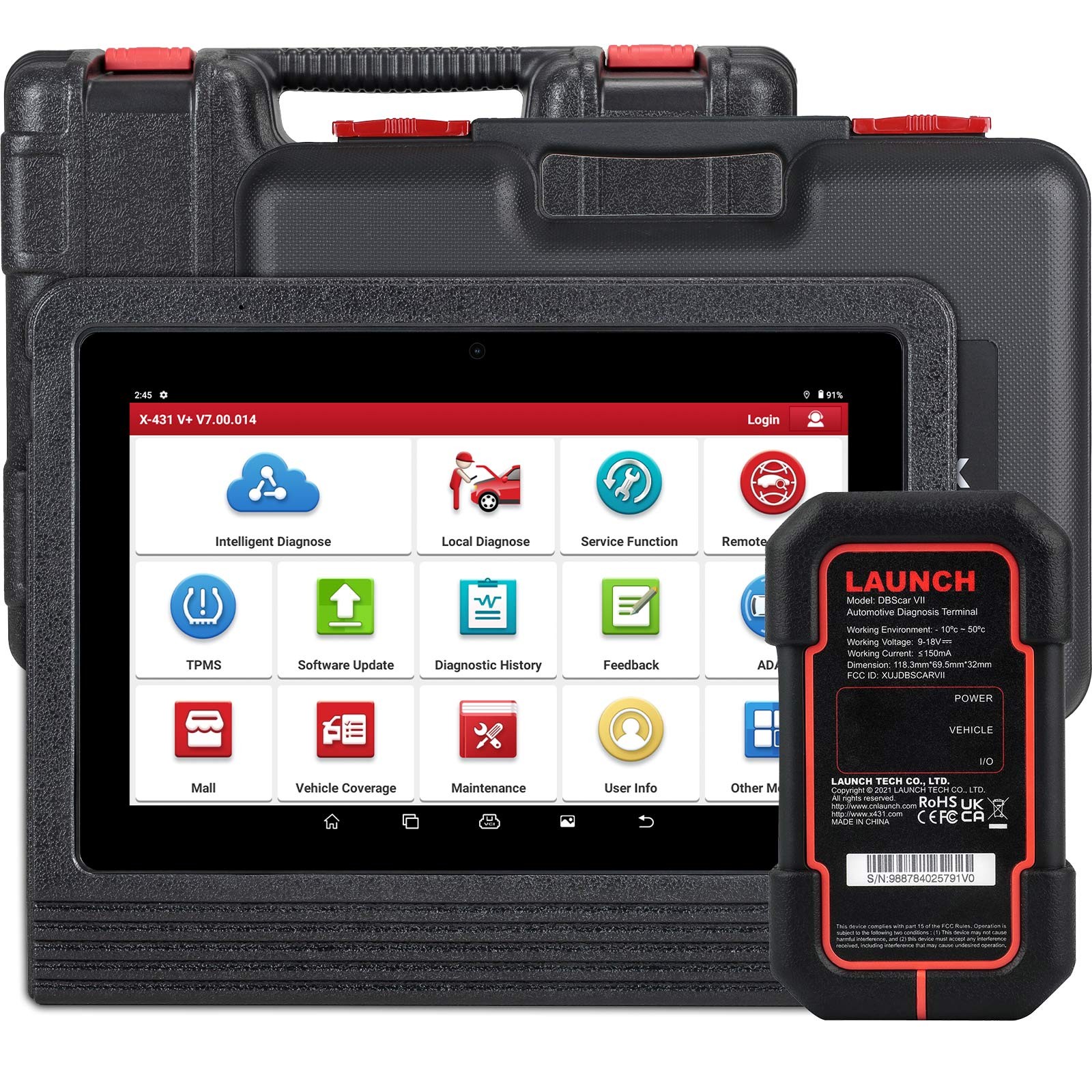 Tester camioane Launch X431 Heavy Duty, cu modulul SmartLink C 2.0