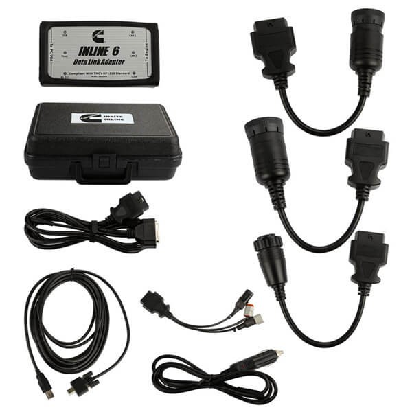 Adaptor diagnoză Inline 6, compatibil cu motoare Cummins, conform RP1210