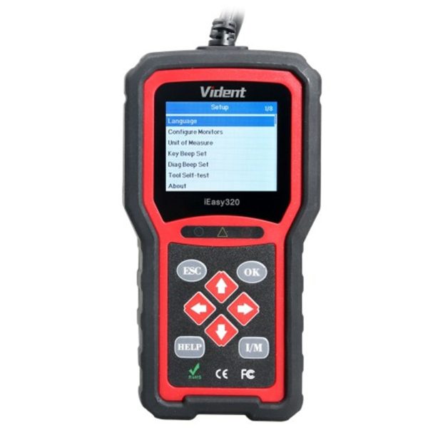 Tester OBD2 VIDENT iEasy 320, verificare emisii și coduri de eroare — imaginea 3