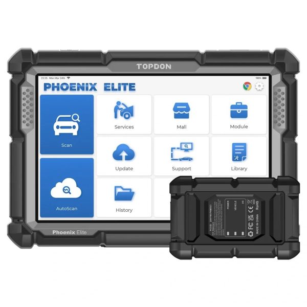 Tester diagnoză Topdon Phoenix Elite, cu codare online — imaginea 2 Tester diagnoză Topdon Phoenix Elite, cu codare online — imaginea 2