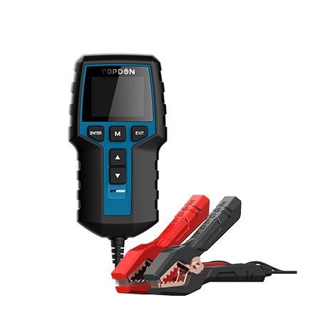 Tester baterii auto 12V TOPDON BT100, cu verdict pe LED-uri