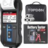 Tester de baterii TOPDON BT300P cu imprimantă termică integrată — imaginea 3