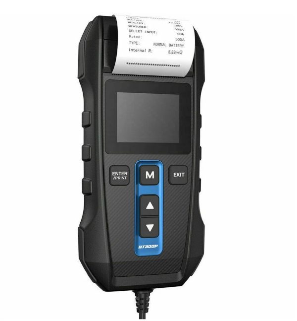 Tester de baterii TOPDON BT300P cu imprimantă termică integrată — imaginea 2