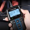 Tester baterii auto 12V TOPDON BT100, cu verdict pe LED-uri — imaginea 4