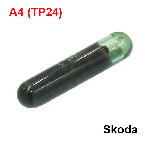 Cip de sticlă A4 Megamos ID48, precodat pentru Skoda