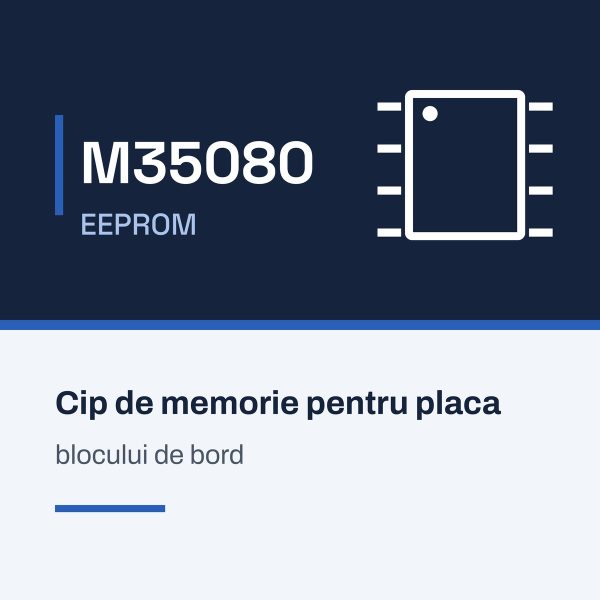 Cip EEPROM M35080 pentru placa blocului de bord