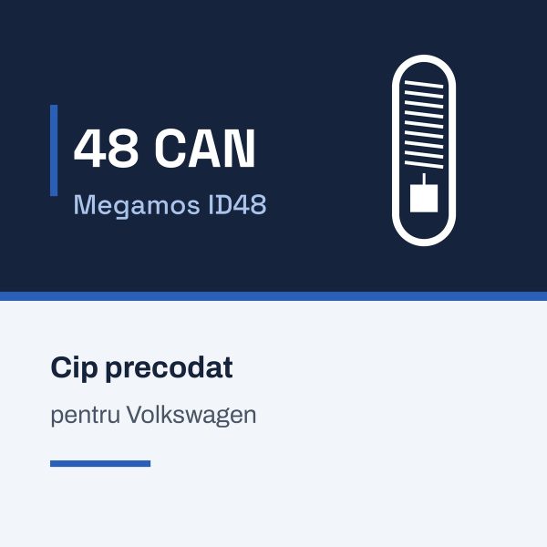 Cip 48 CAN Megamos ID48, precodat pentru Volkswagen