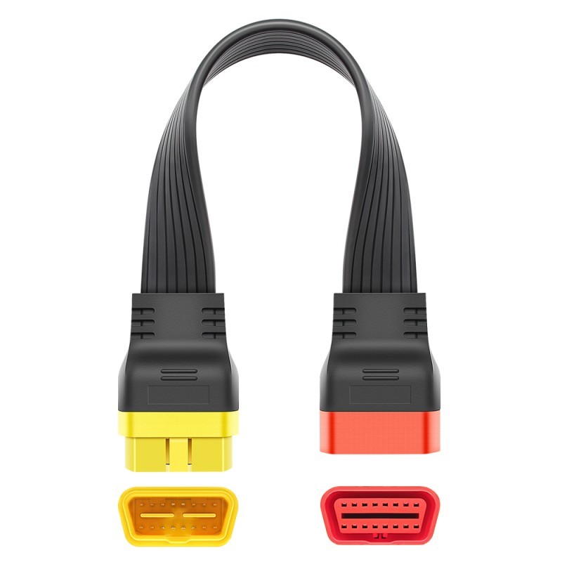 Prelungitorul OBD2 Launch conectat între priza mașinii și interfața de diagnoză