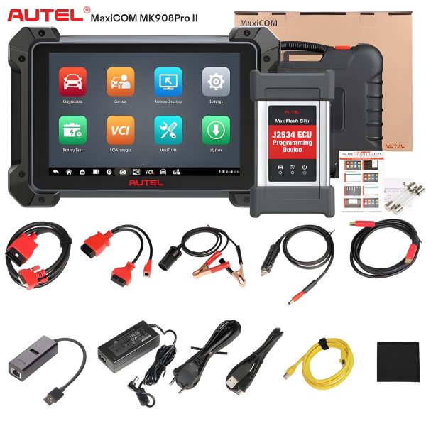 Tester multimarcă Autel MaxiCOM MK908 PRO II, cu CAN FD și DoIP — imaginea 4 Tester multimarcă Autel MaxiCOM MK908 PRO II, cu CAN FD și DoIP — imaginea 4