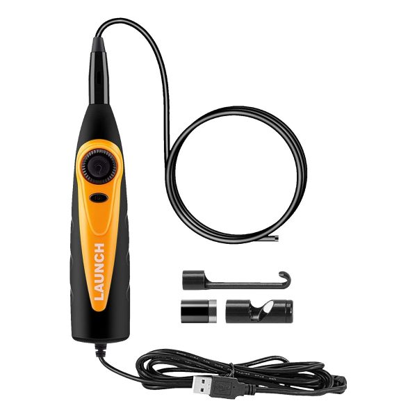 Videoscopul Launch VSP600 cu sonda flexibila, varfurile de schimb si cablul USB