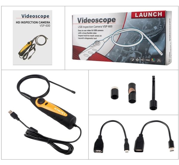Videoscop USB Launch VSP600, pentru tabletele X431 și Android — imaginea 2