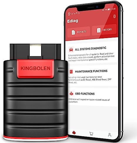 Interfață OBD2 Bluetooth KINGBOLEN Ediag, cu teste active — imaginea 3
