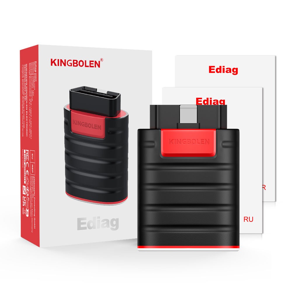Interfață OBD2 Bluetooth KINGBOLEN Ediag, cu teste active