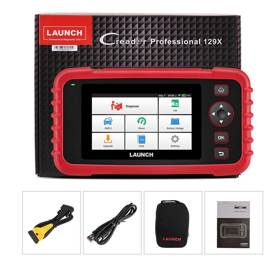 Launch CRP129X V2.0 cu ecran de 5 inch și butoane fizice sub afișaj