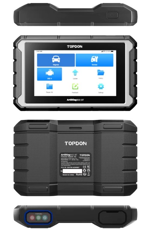 Tester auto TOPDON ArtiDiag 900 BT, acoperire de peste 130 de mărci
