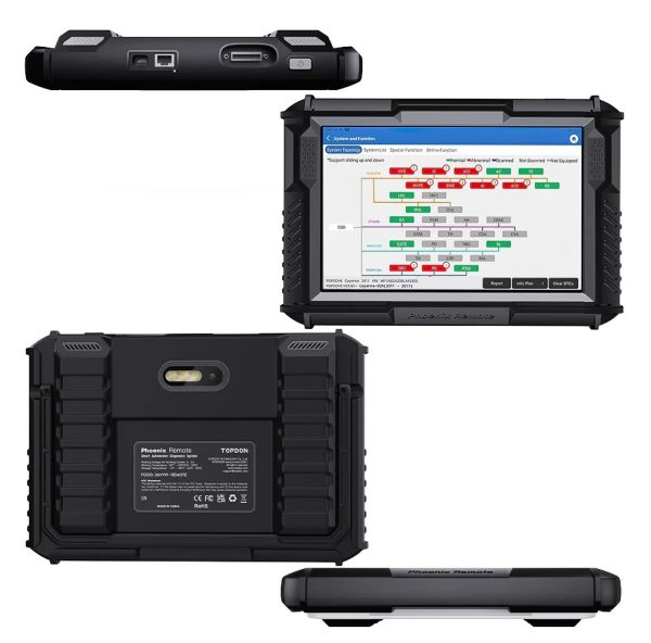 Tabletă diagnoză TOPDON Phoenix Remote, cu asistență tehnică la distanță — imaginea 5