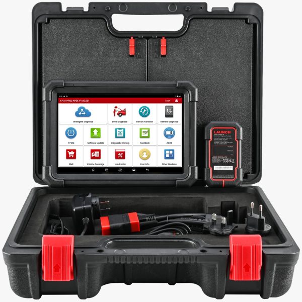 Tester multimarcă Launch X431 PRO3 APEX, cu hartă de topologie — imaginea 4