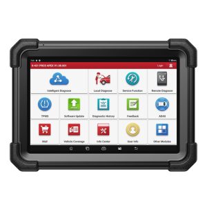 Tester multimarcă Launch X431 PRO3 APEX, cu hartă de topologie
