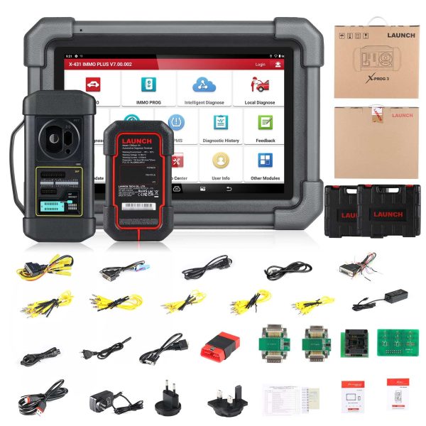 Tester diagnoză Launch X431 IMMO Plus cu programatorul X-PROG 3 — imaginea 3