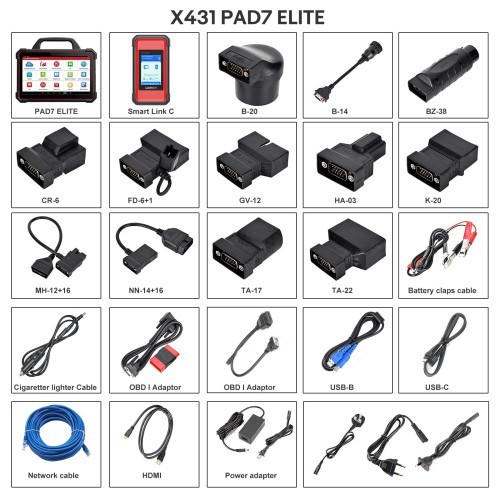 Tester diagnoză Launch X431 PAD 7 Elite, cu ecran de 13,3 inch — imaginea 4 Tester diagnoză Launch X431 PAD 7 Elite, cu ecran de 13,3 inch — imaginea 4