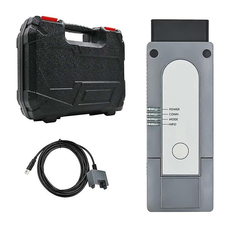 VAS 6154 DoIP 2023 alături de valiza de transport și cablul USB din pachet