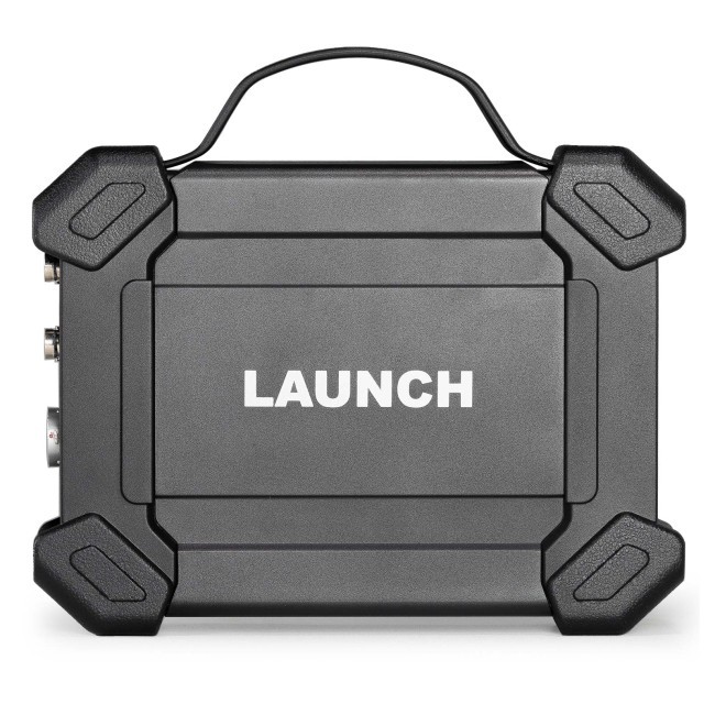 Modulul Launch X431 SensorBox S2-2 în carcasa neagră cu colțuri de protecție și mâner de transport