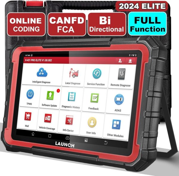 Tester diagnoză Launch X431 V PRO 5.0 Elite, cu tabletă de 8 inch — imaginea 2