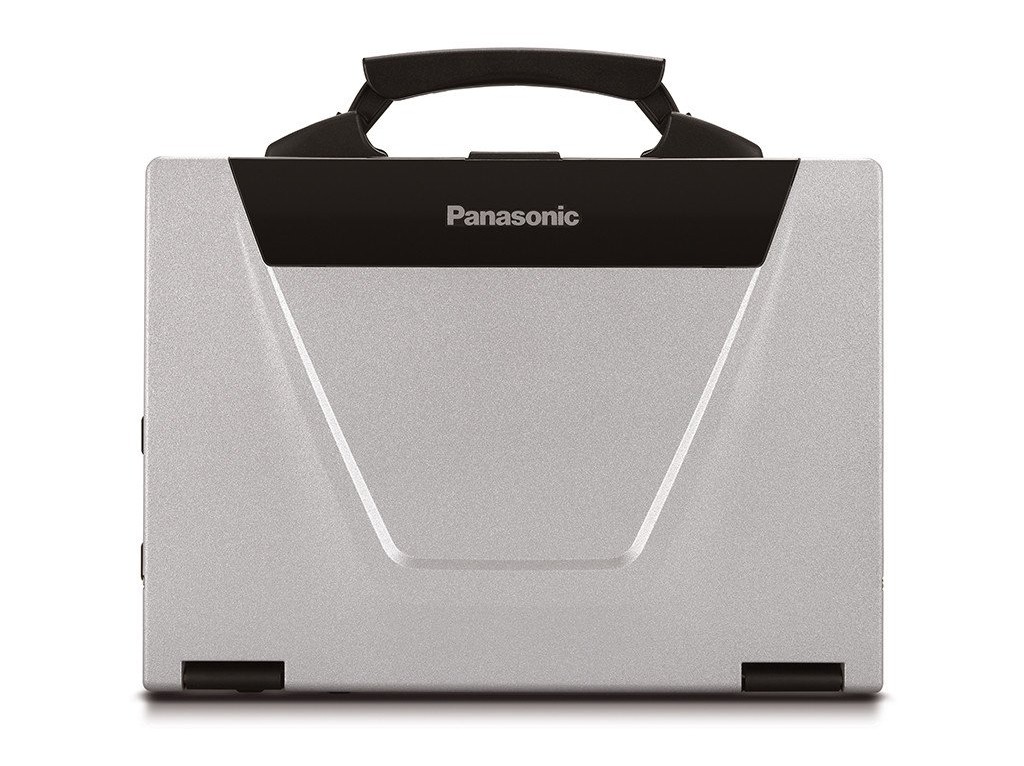 Laptop Panasonic Toughbook CF-54 recondiționat, carcasă de magneziu 2 Laptop Panasonic Toughbook CF-54 deschis, cu tastatura și ecranul de 14 inch