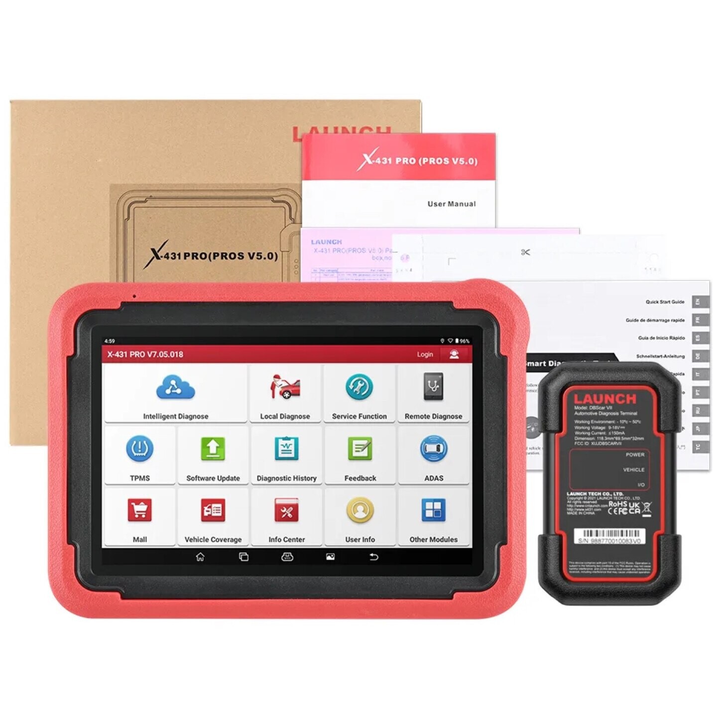 Tester diagnoză Launch X431 MASTER PRO 5.0 OBFCM, citire date de consum