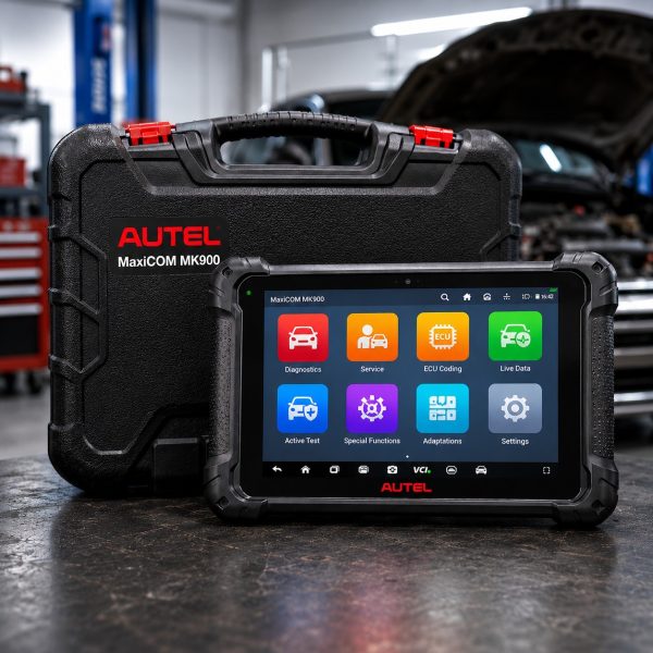 Tester diagnoză Autel MaxiCOM MK900, cu legătură prin cablu — imaginea 4