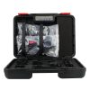 Valiza deschisa a testerului Launch X431 PRO3S V+ 5.0, cu accesoriile ambalate in compartimente