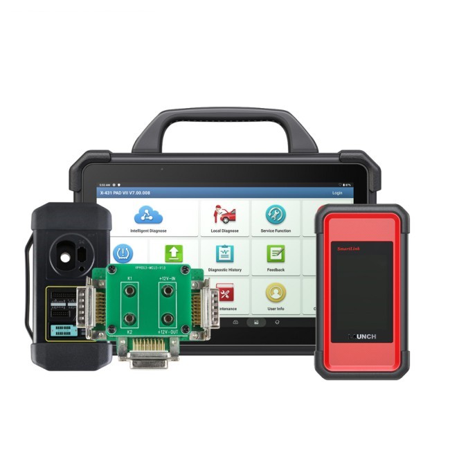 Kitul Launch X431 PAD 7 Elite cu tableta de 13,3 inch și modulul X-PROG 3