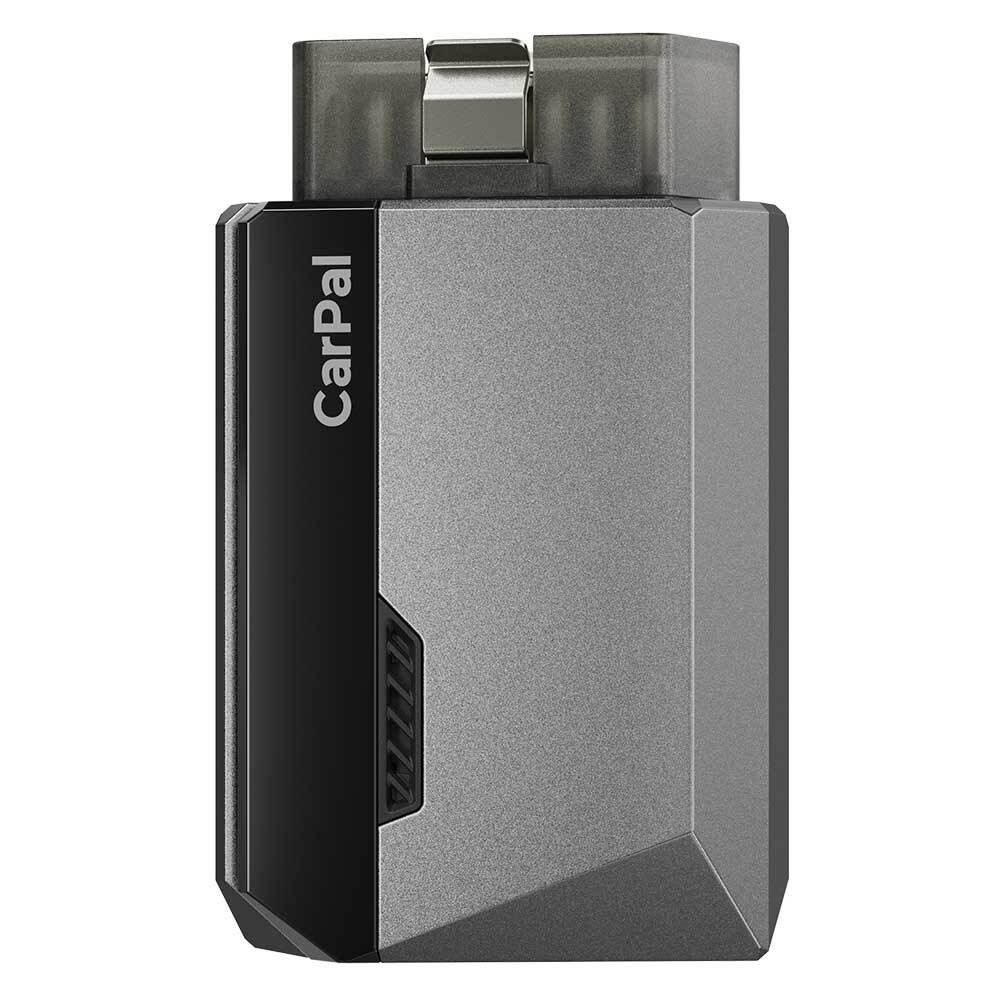 Tester auto TOPDON CarPal, dongle Bluetooth cu aplicație pe telefon 4 Vedere frontală a interfeței Topdon CarPal, cu mufa de diagnoză pe 16 pini