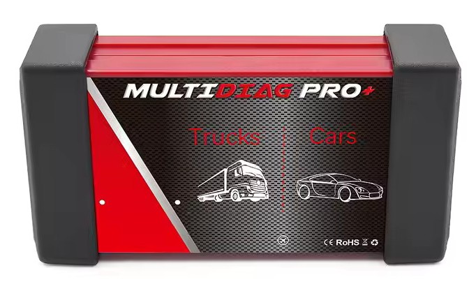 Mufa OBD-II cu 16 pini și cablul de legătură ale testerului MultiDiag PRO PLUS v2