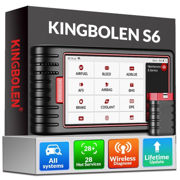 Tester auto KINGBOLEN S6, cu interfață Bluetooth detașabilă — imaginea 3