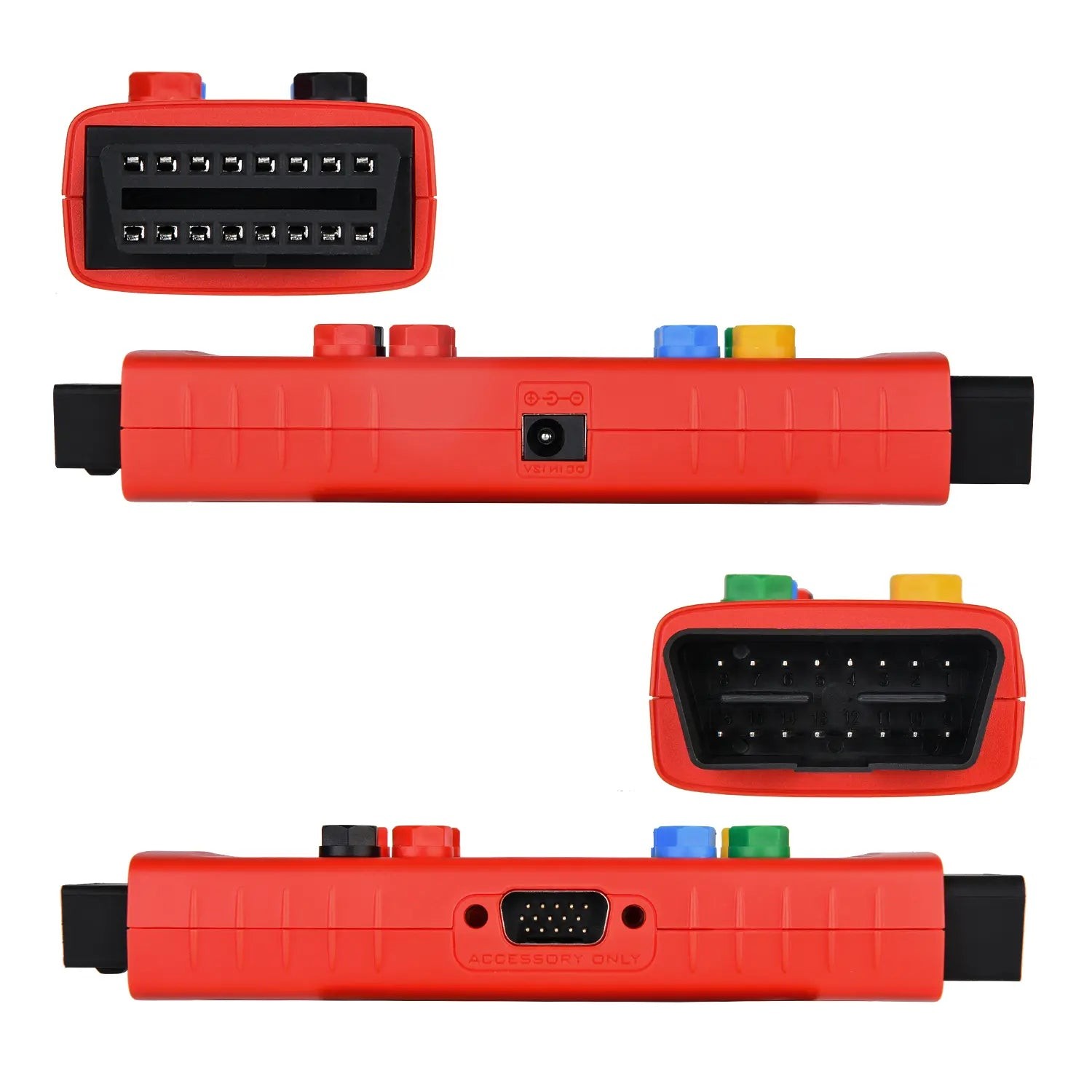 Adaptorul Autel G-BOX3 vazut din toate partile: mufele OBD de la capete si bornele de pe laturi