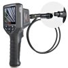 Videoscopul MV480 cu sonda flexibila conectata la maner si detaliul mufei sondei