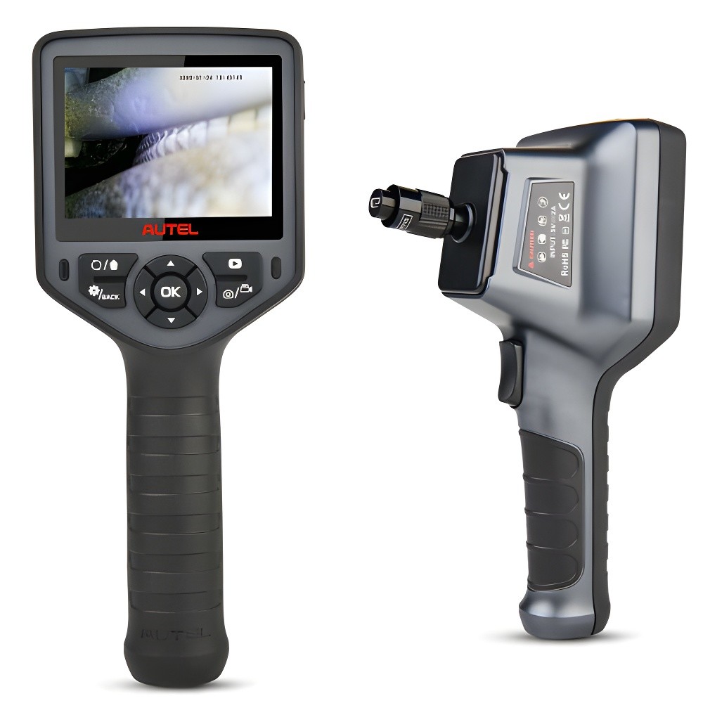 Videoscop Autel MaxiVideo MV480, cu cameră duală în capul sondei 2 Autel MaxiVideo MV480 cu ecran de 4,1 inch pe mâner și sondă de 8,5 mm