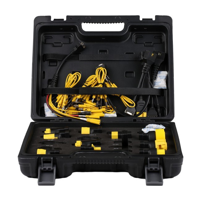 Kitul Launch X431 cu licență Heavy Duty și setul de conectori pentru prize de camion