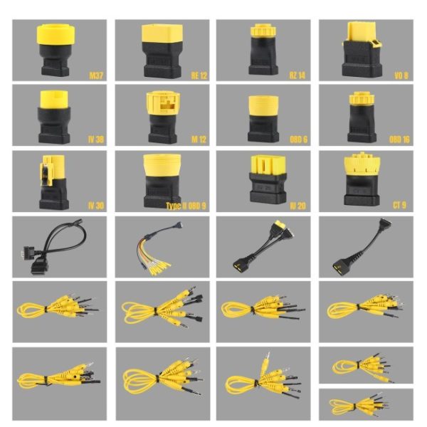 Kit Launch X431 pentru vehicule grele, licența Heavy Duty și mufe adaptoare — imaginea 2