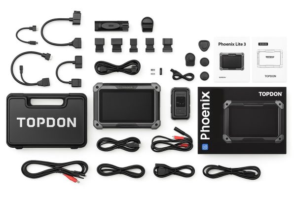 Tester diagnoză Topdon Phoenix Lite 3, tabletă de 8 inch — imaginea 4