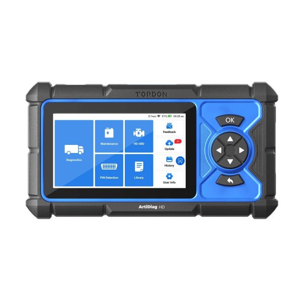 Tester camioane și utilaje Topdon ArtiDiag HD, cu meniu în limba română — imaginea 4 Tester camioane și utilaje Topdon ArtiDiag HD, cu meniu în limba română — imaginea 4