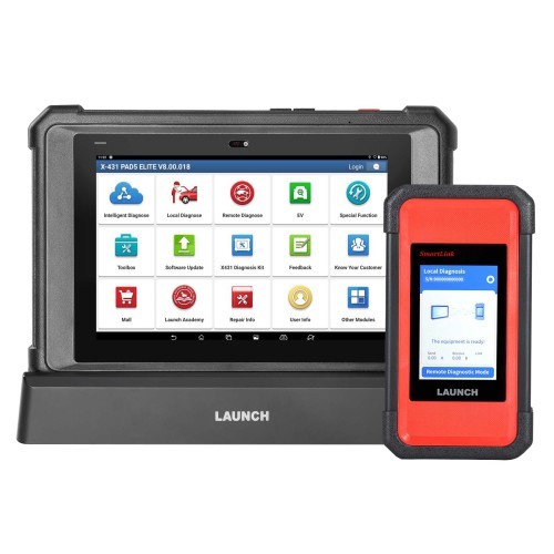 Tester diagnoză Launch X431 PAD V Elite cu interfața SmartLink C — imaginea 3